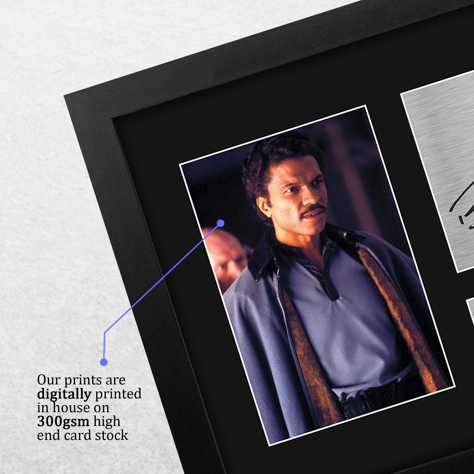 Amazon.com: HWC Trading Billy Dee Williams Framed Gift Signed